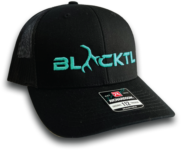 McKenzie Snapback Trucker Black / Turquoise