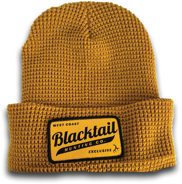 Waffle Beanie Mustard